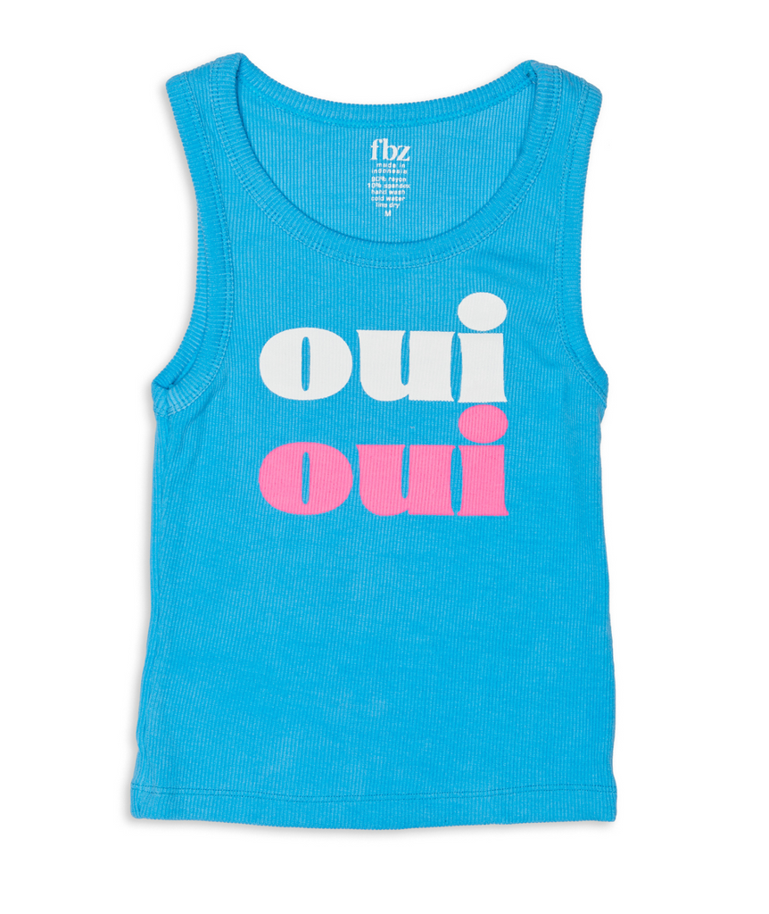 FBZ Girls Sofie Oui Oui Tank Girls Casual Tops FBZ Flowers By Zoe