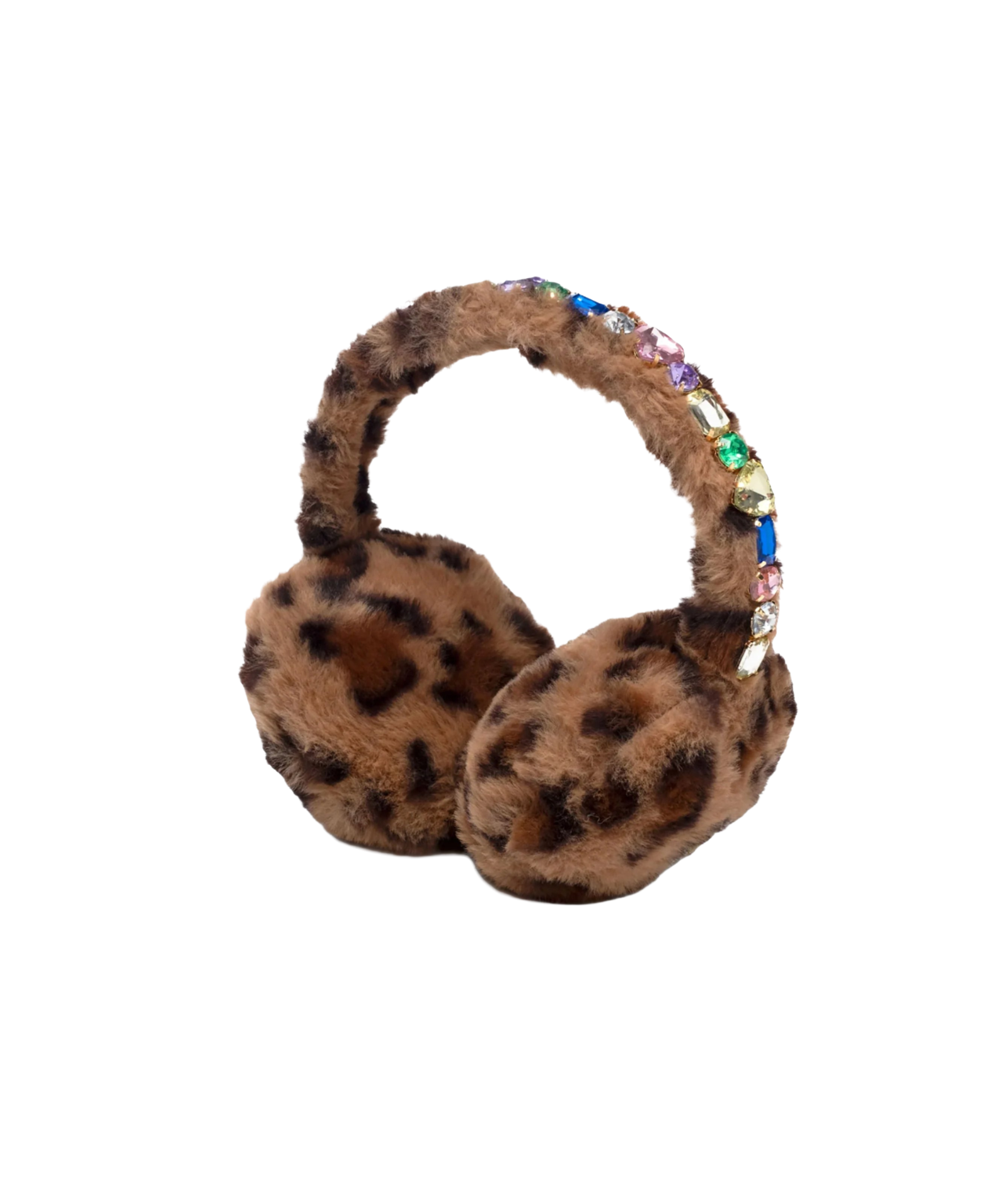 Super Smalls Jungle Jeweled Ear Muffs Accessories Super Smalls Animal Print One Size Fits Most (Y/7-Y/14)