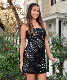 8apart Women Roxie Floral Sequin Mini Dress Womens Casual Dresses 8apart