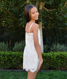 Love Shack Fancy Girls Mini Petaline Dress Ivory Girls Special Dresses Love Shack Fancy