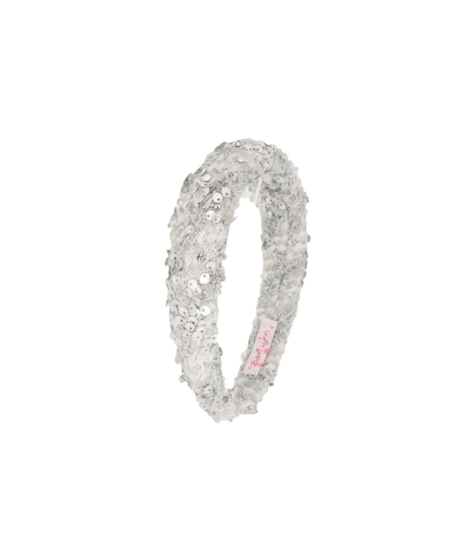 Bari Lynn Serena Tweed Sequin Knot Headband Accessories Bari Lynn Silver One Size Fits Most (Y/7-Y/14)
