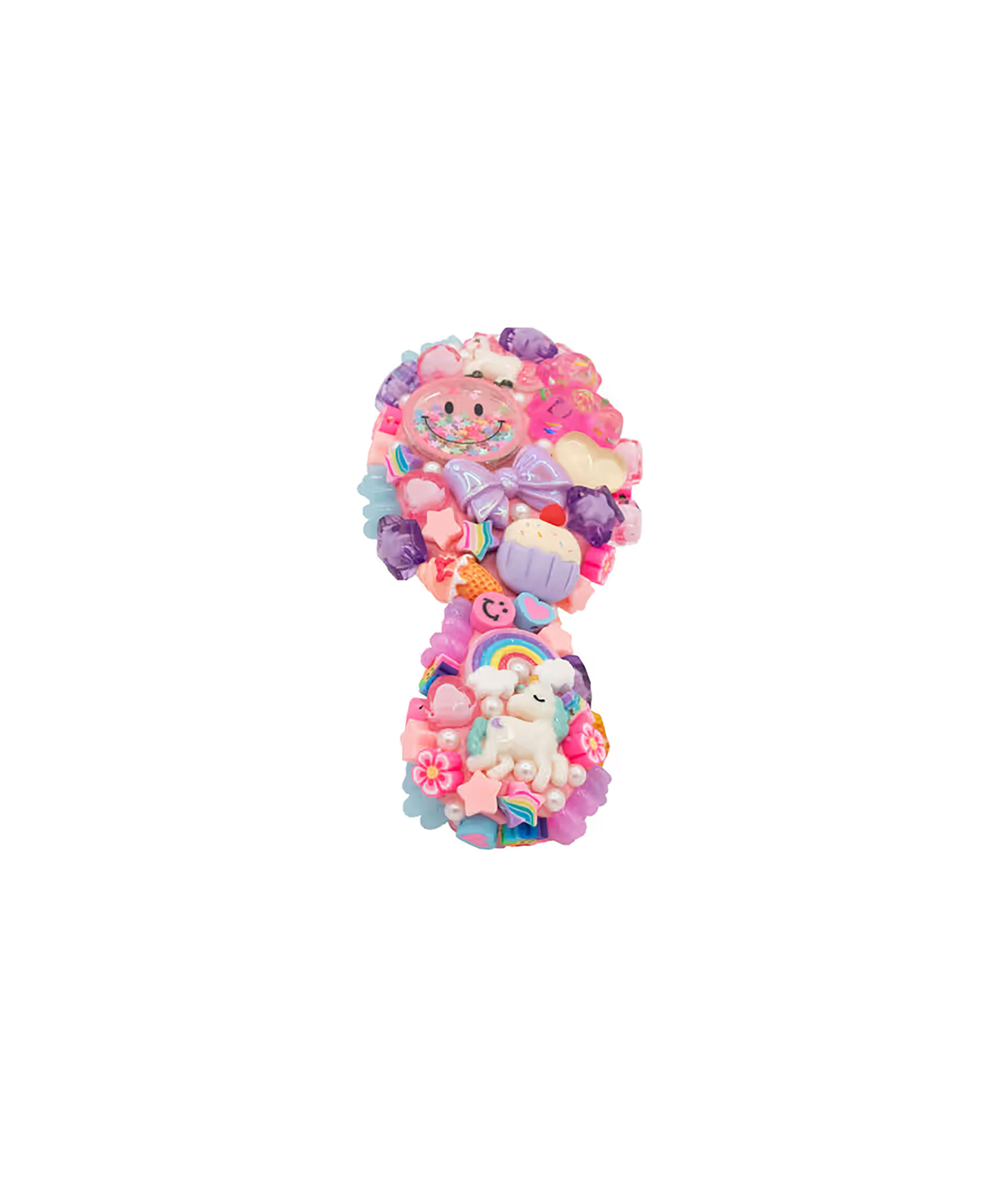 Bari Lynn Fun Full Charm Mini Hair Brush Accessories Bari Lynn Multi