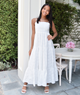 Katie J NYC Girls Alessandra Embroidered Maxi Dress Girls Casual Dresses Katie J NYC White Y/S (7/8)