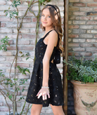 FBZ Girls Aviana Textured Sequin Dress Girls Special Dresses FBZ Flowers By Zoe