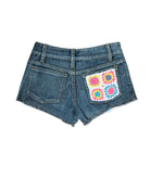 FBZ Girls Lele Denim Crochet Shorts Girls Denim FBZ Flowers By Zoe