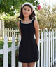 Katie J NYC Girls Faith Dress Distressed/seasonal girls Katie J NYC Black Y/S (7/8)