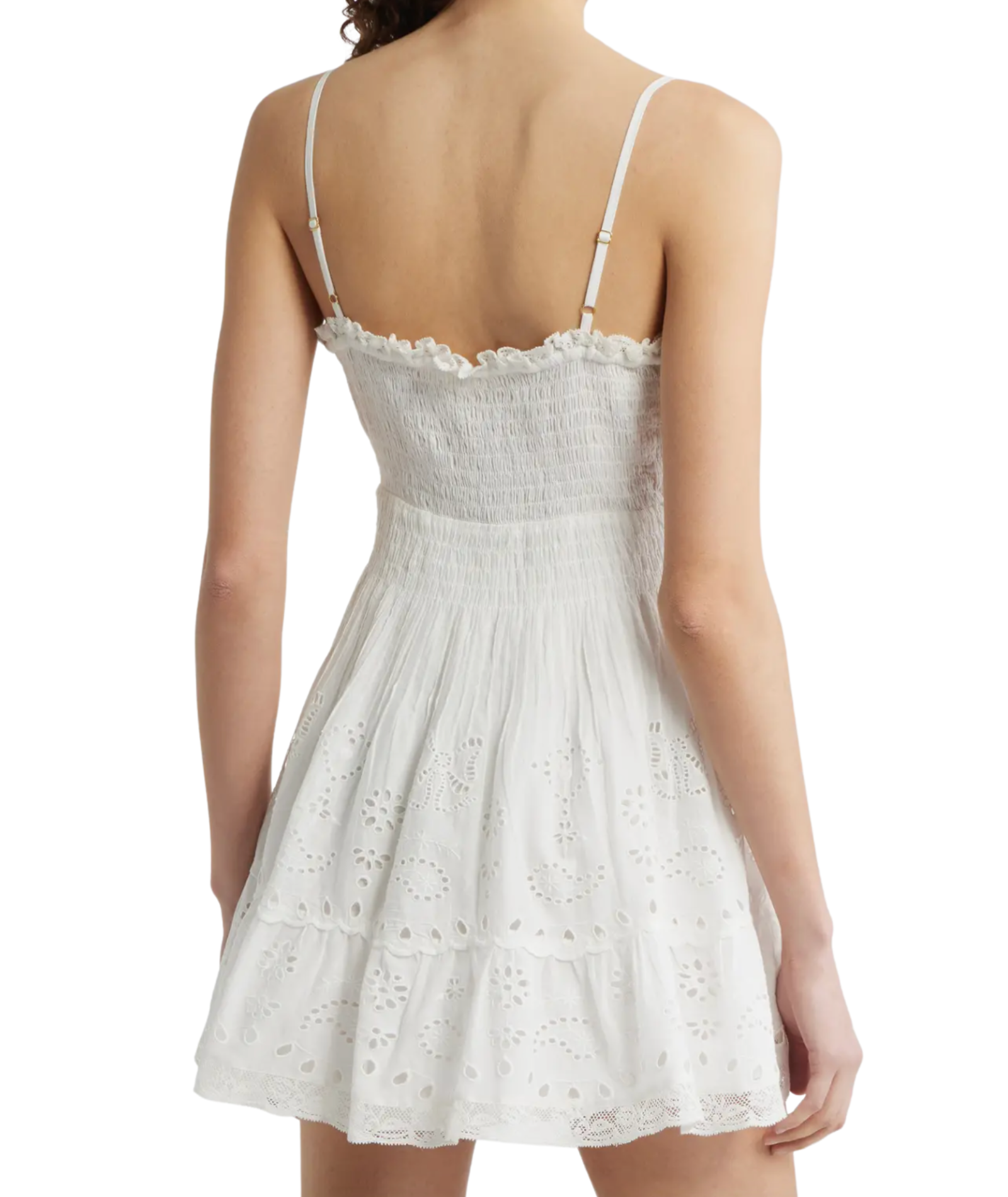 Love Shack Fancy Women Azar Dress White Womens Casual Dresses Love Shack Fancy