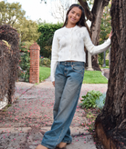 Motel Rocks Women Low Rise Roomy Jeans Brown Blue Acid Wash Womens Denim Motel Rocks