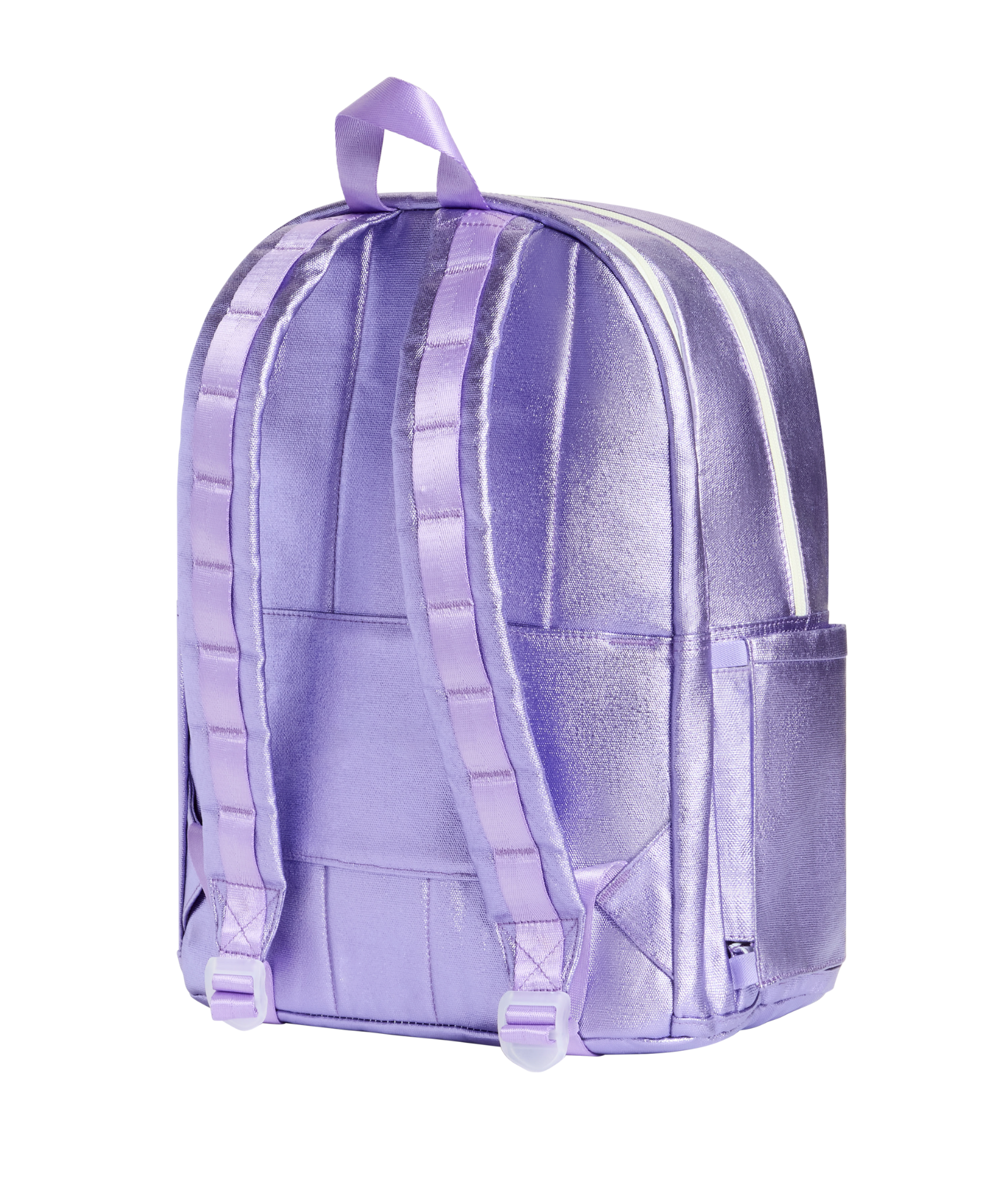 State Bags Kane Kids Double Pocket Backpack Lilac Quilted Sequins Accessories State bags