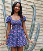 Katie J NYC Girls Sailboat Trellis Greta Dress Girls Casual Dresses Katie J NYC