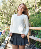 Motel Rocks Women Casna Skirt Chambray Indigo Womens Casual Bottoms Motel Rocks