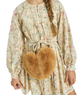 Marlo Girls Amelina Heart Fur Bag