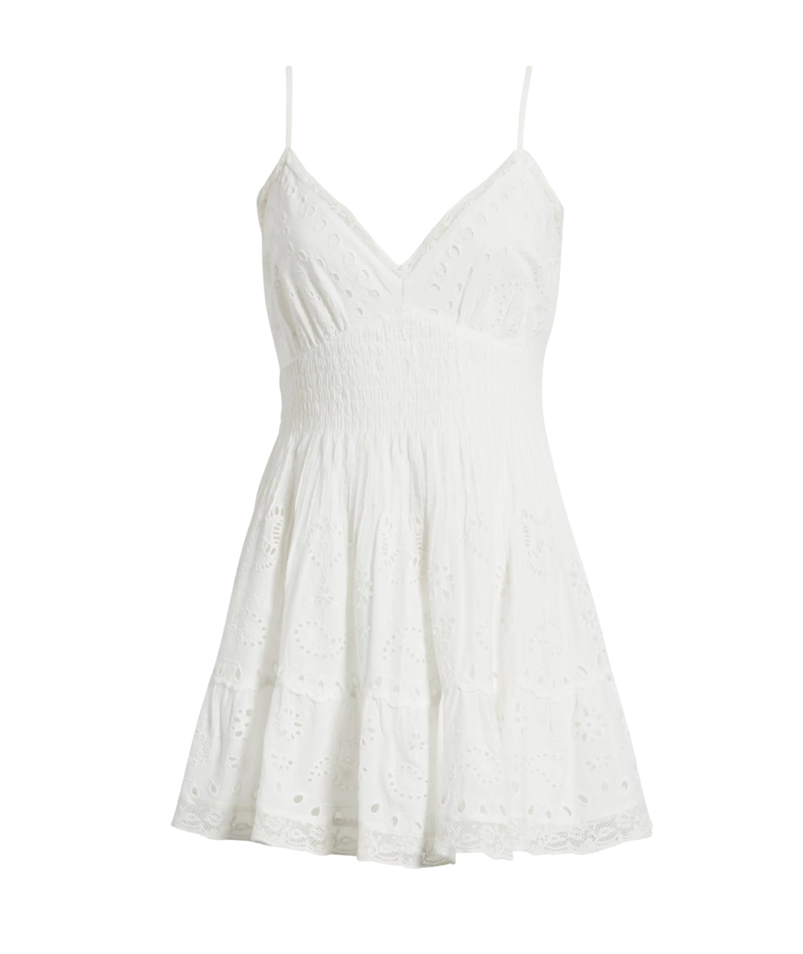 Love Shack Fancy Women Azar Dress White Womens Casual Dresses Love Shack Fancy