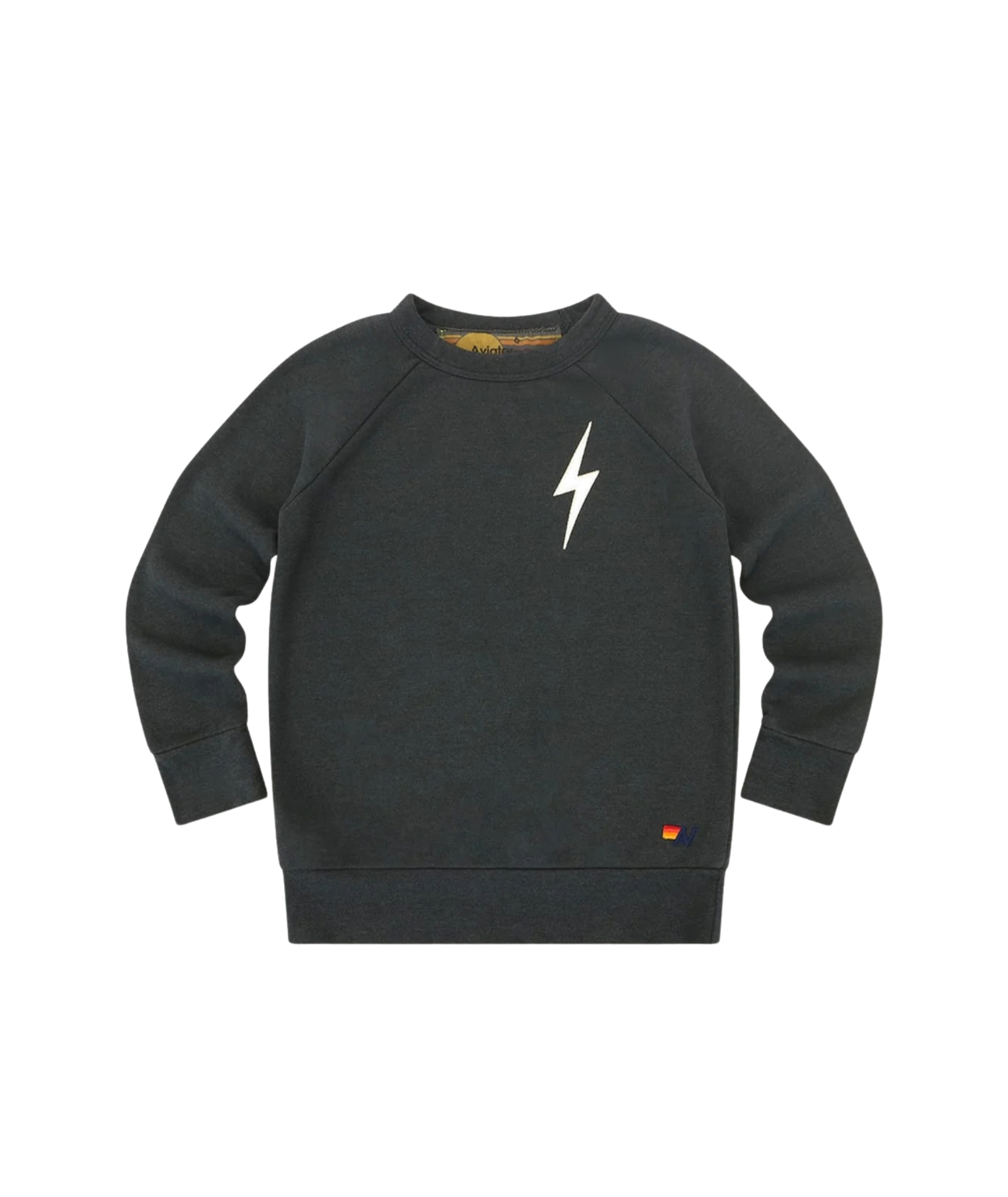 Aviator Nation Kids Bolt Stitch Crew Sweatshirt
