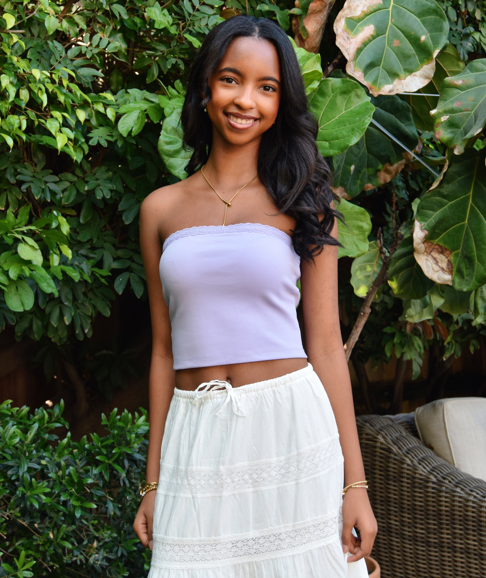 Theme Girls Alexa Tube Top Girls Casual Tops Theme-NYC Pastel Lavender Y/S (7/8)