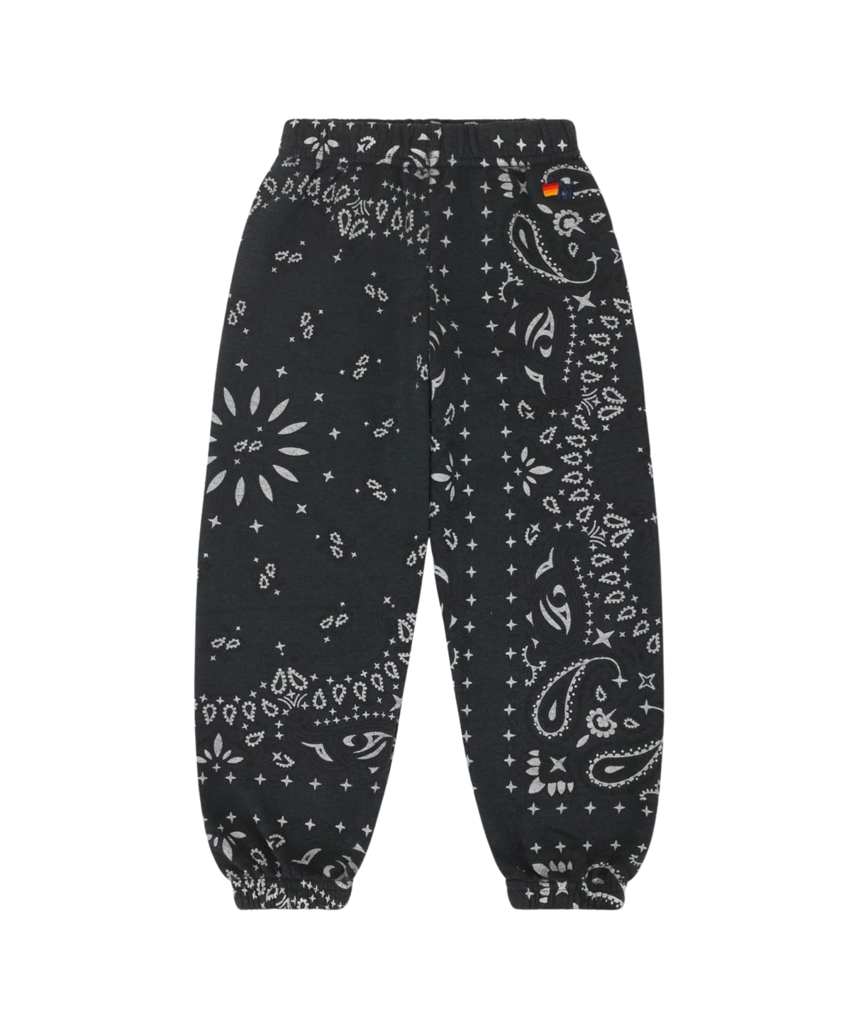 Aviator Nation Kids Bandana Sweatpants Girls Casual Bottoms Aviator Nation Charcoal Y/4