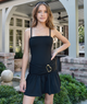Katie J NYC Girls Marci Dress Girls Special Dresses Katie J NYC Black Y/S (7/8)