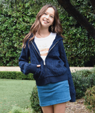 Katie J NYC Girls Collins Zip Sweater Hoodie Girls Casual Tops Katie J NYC