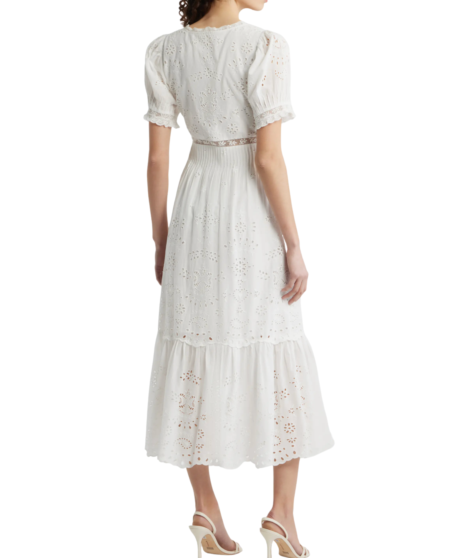 Love Shack Fancy Women Tarragon Dress White Womens Casual Dresses Love Shack Fancy