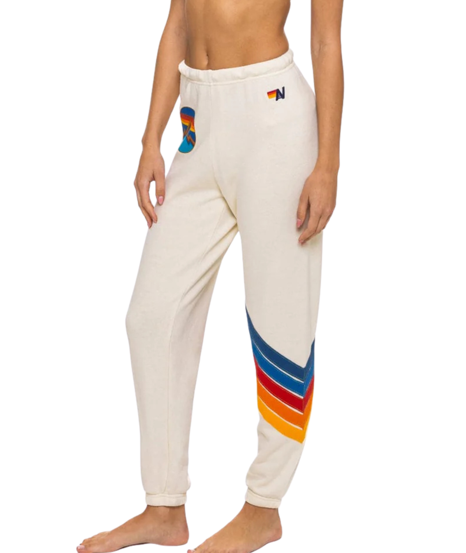 Aviator Nation Women All Seasons Circle Chevron Sweatpants Womens Casual Bottoms Aviator Nation