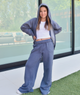 Katie J NYC Girls Cody Lounge Pants Girls Casual Bottoms Katie J NYC Vintage Blue Y/S (7/8)