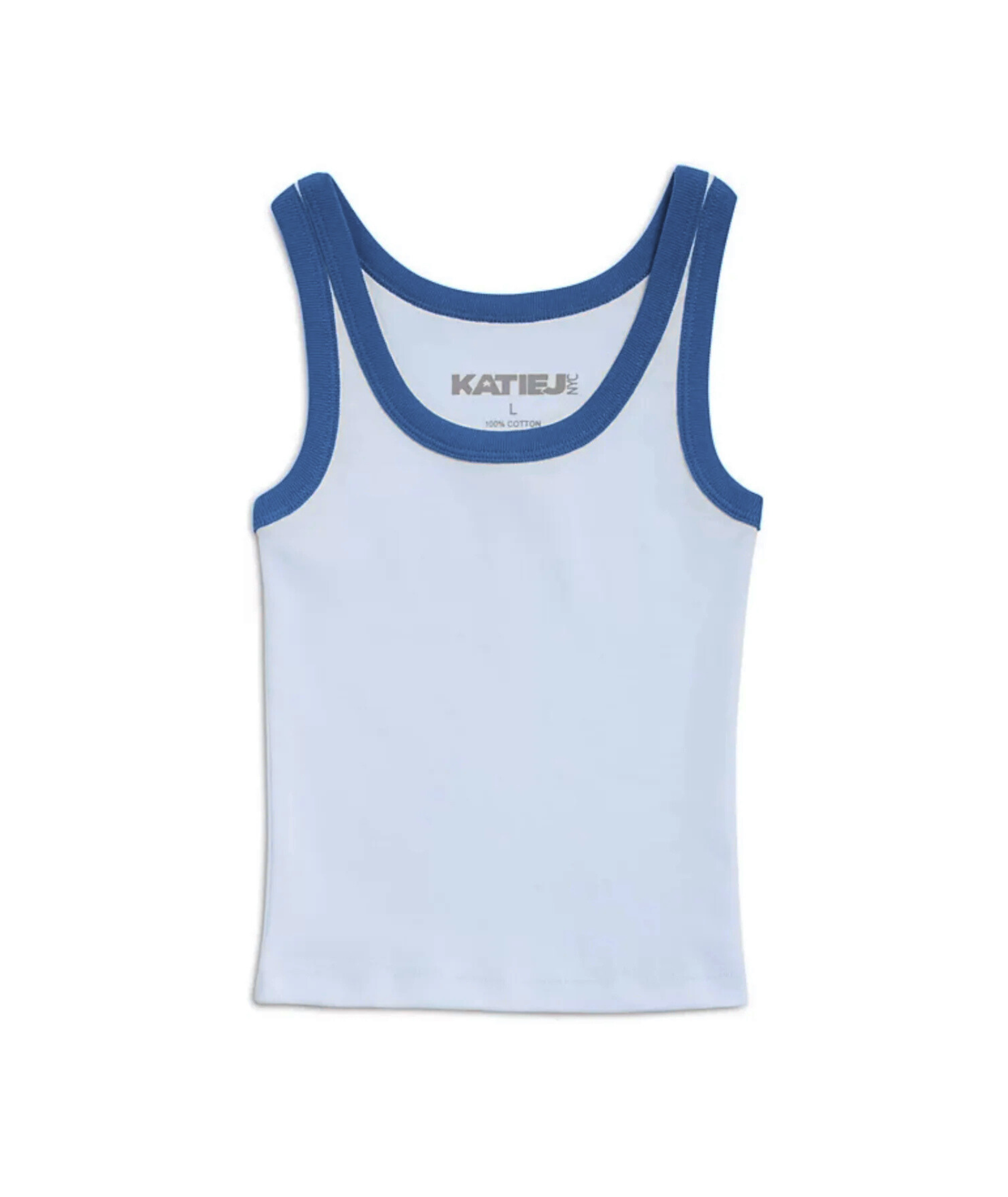 Katie J NYC Girls Spencer Tank Girls Casual Tops Katie J NYC Serene Blue Y/S (7/8)