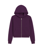 Katie J NYC Girls Cody Zip Hoodie Girls Casual Tops Katie J NYC Eggplant Y/S (7/8)