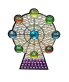 Sticker Beans Ferris Wheel Sticker Accessories Sticker Beans Multi