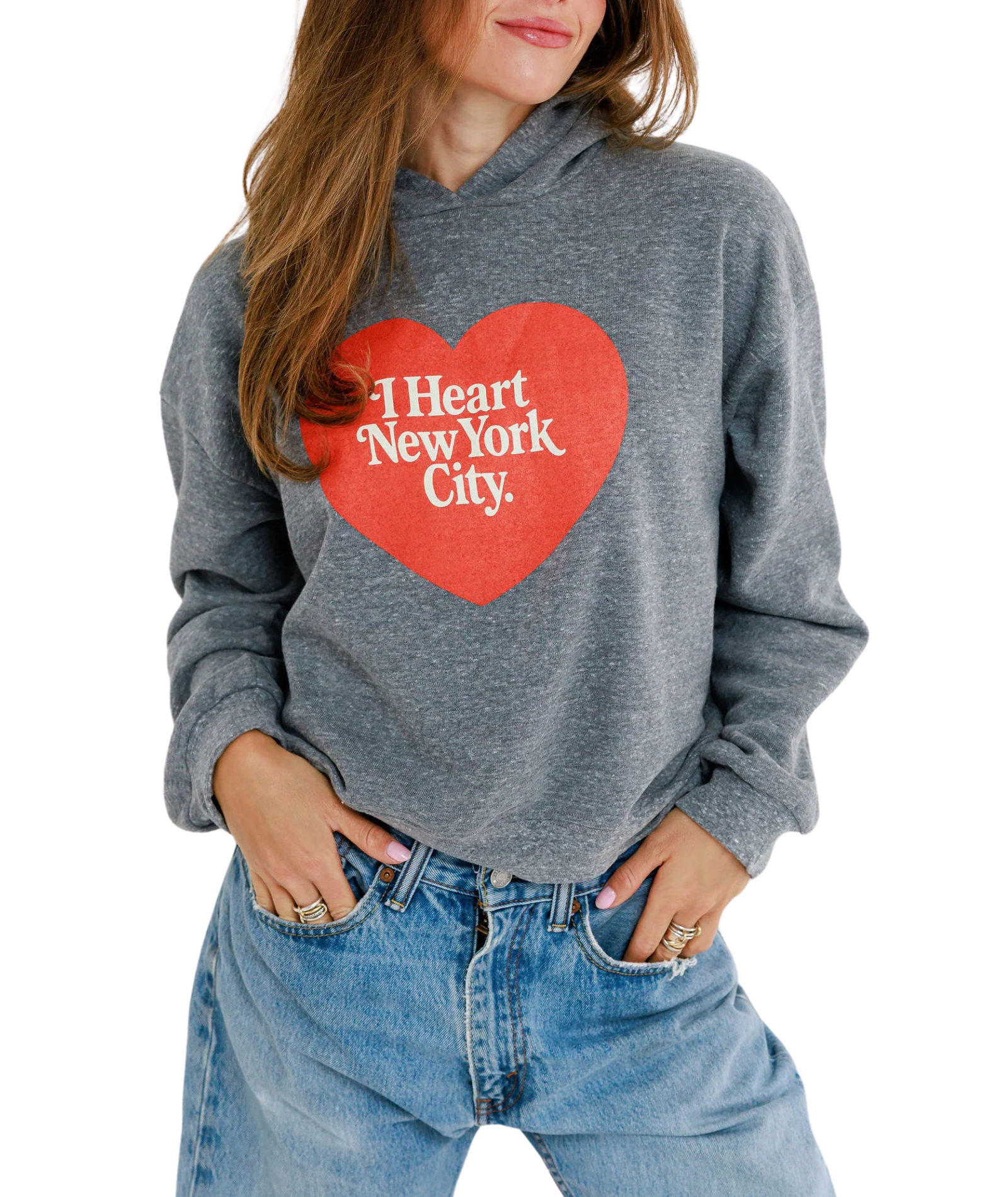 Sunny Somewhere Women Somebody in NYC Heart Classic Hoodie