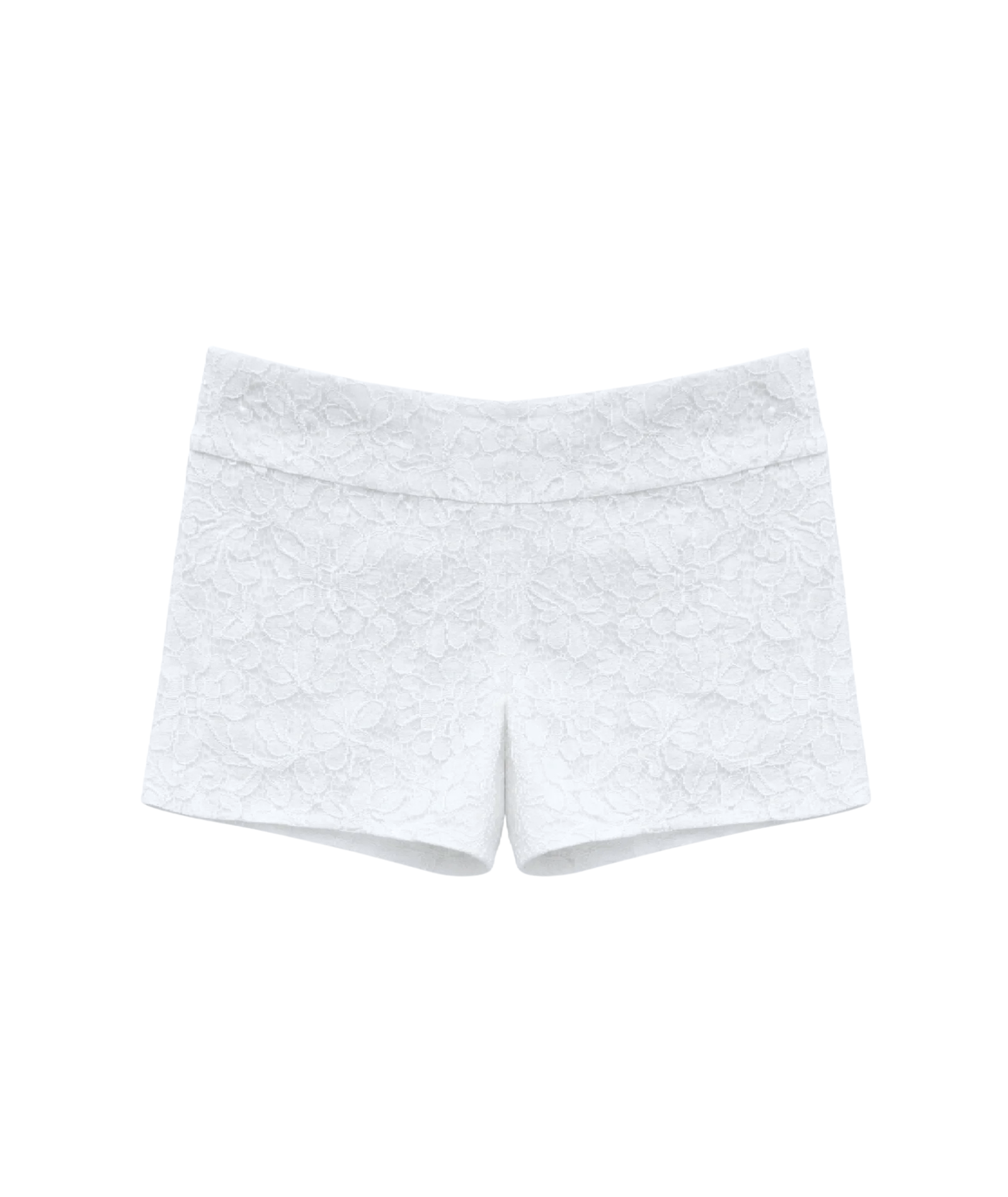 Katie J NYC Girls Sawyer Lace Shorts Girls Special Bottoms Katie J NYC White Y/S (7/8)