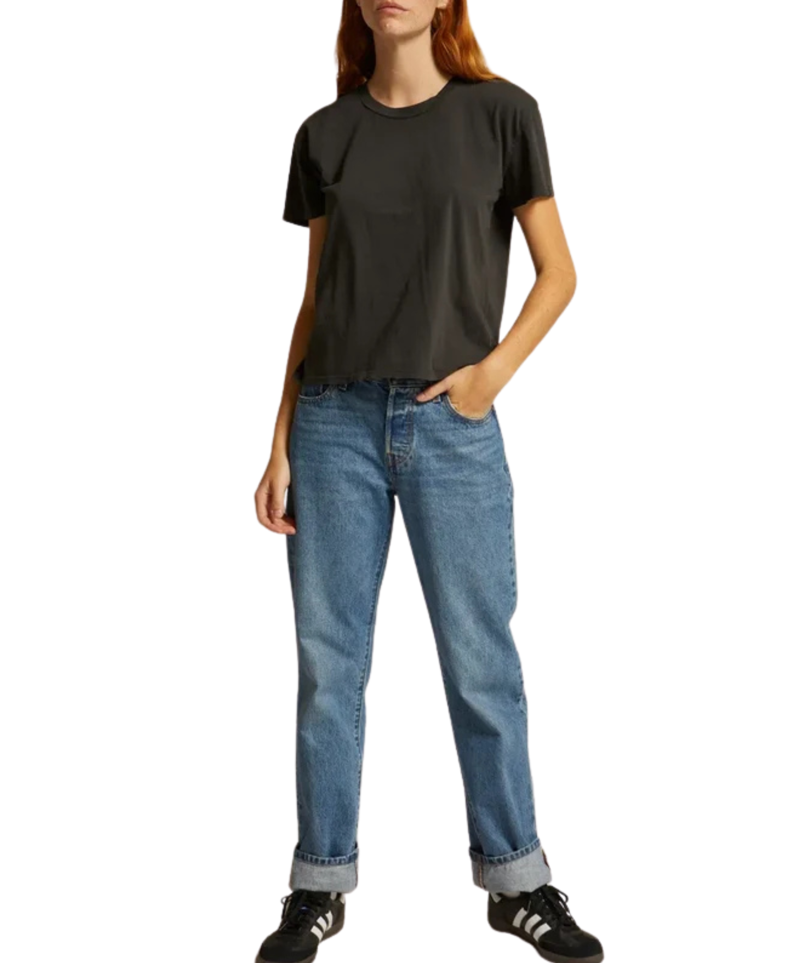 Perfect White Tee Women Harley Boxy Crew Tee