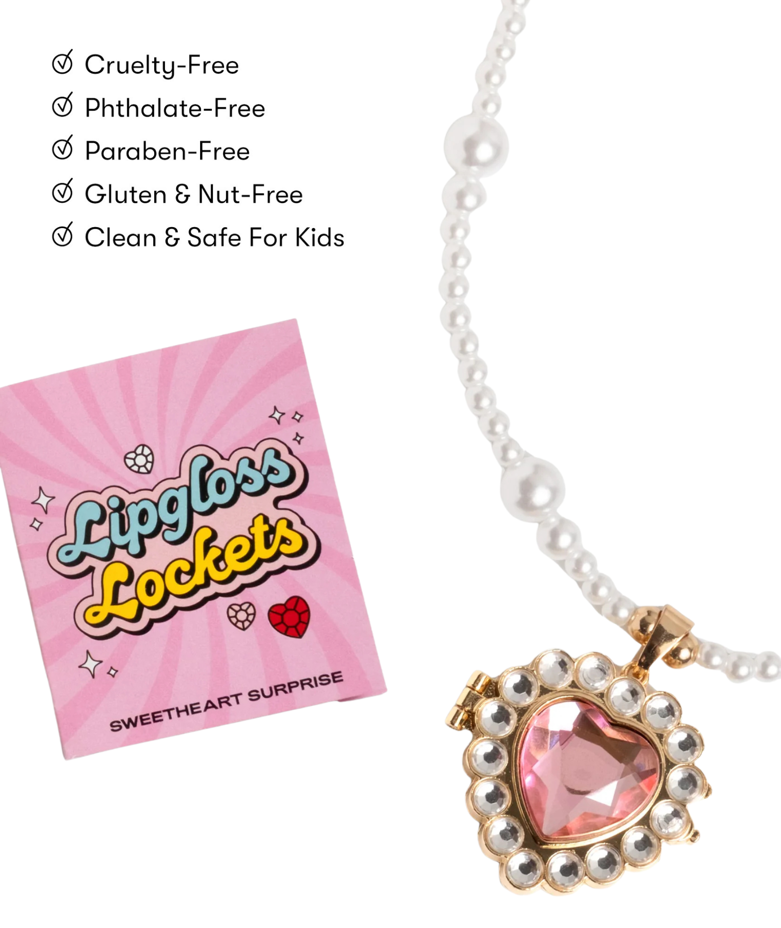 Super Smalls Sweetheart Surprise Lipgloss Locket Accessories Super Smalls