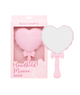 Frankie's Exclusives Love You Heart Mirror Accessories Frankie's Exclusives Pink