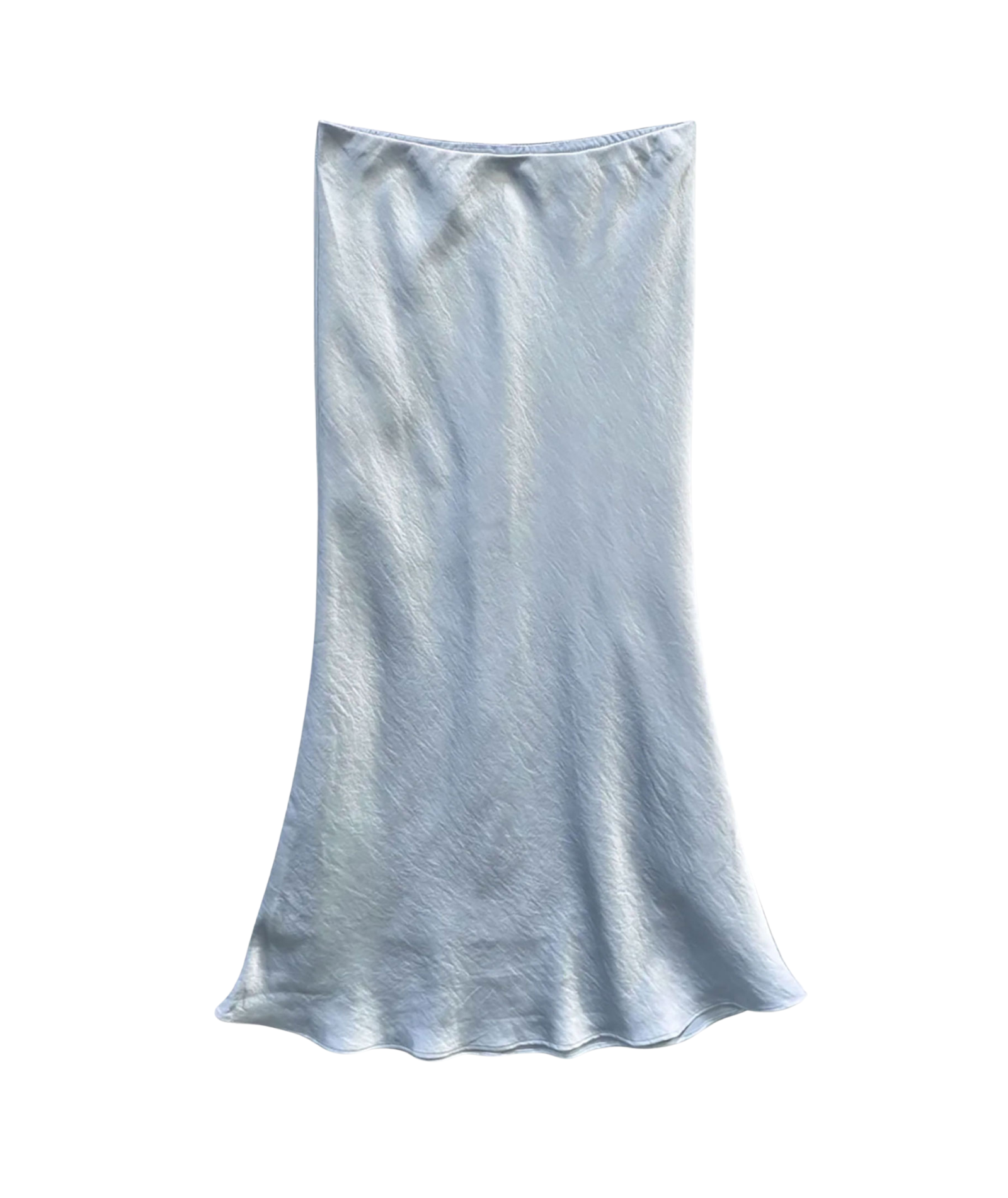 Katie J NYC Girls Anastasia Satin Maxi Skirt Girls Casual Bottoms Katie J NYC Baby Blue Y/S (7/8)