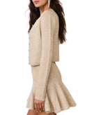 Love Shack Fancy Women Ferra Cardigan Honey Gold Womens Casual Tops Love Shack Fancy