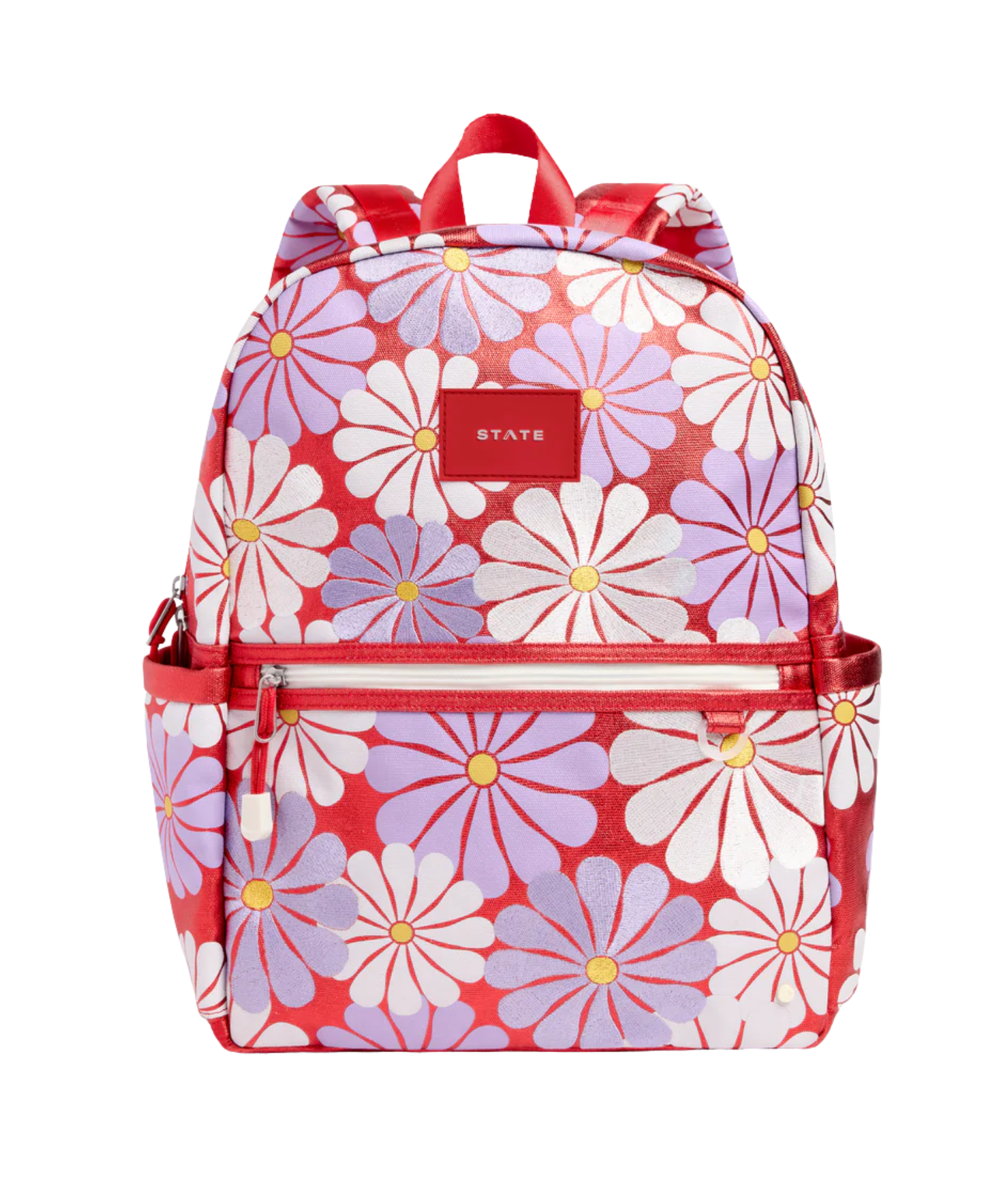 State Bags Kane Kids Double Pocket Backpack Ruby Floral Accessories State bags Floral