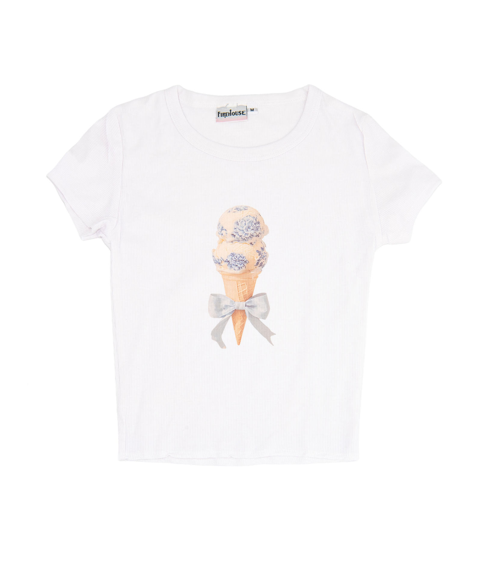 Firehouse Girls Ice Cream Party Rib Tee