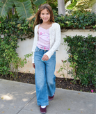 DL1961 Girls Lily Ravello Wide Leg Jeans Girls Denim DL1961