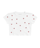 Katie J NYC Girls Mini Cherries Fearless Tee Girls Casual Tops Katie J NYC White Y/S (7/8)