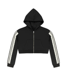 Katie J NYC Girls Tommy Crop Zip Hoodie Girls Casual Tops Katie J NYC