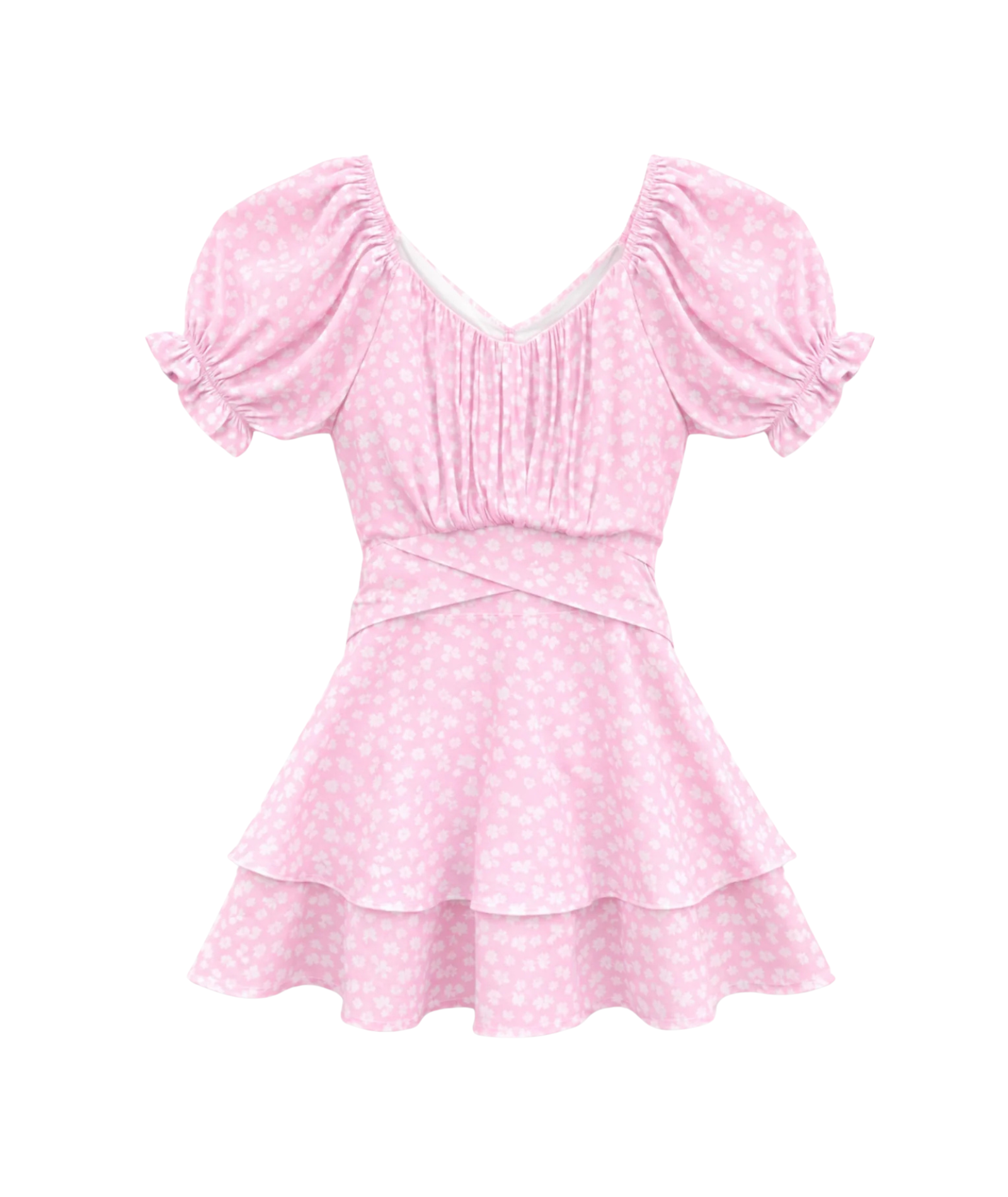Katie J NYC Girls Pink Ditsy Floral Delilah Dress