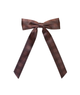 Emi Jay French Bow Barrette in Fireside Distressed/seasonal accessories Emi Jay Brown