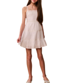 Love Shack Fancy Girls Zuri Dress White Girls Casual Dresses Love Shack Fancy