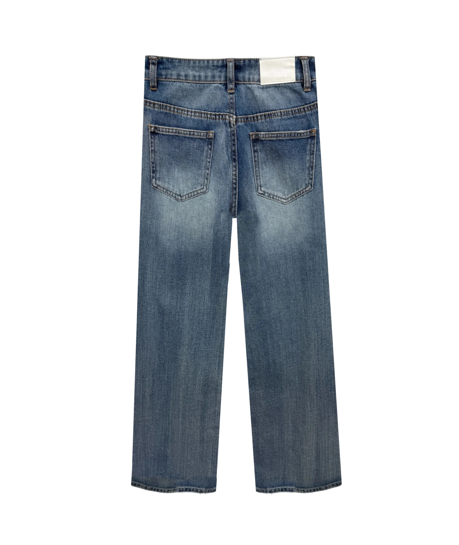 Katie J NYC Juniors Copenhagen Medium Wash Jeans Womens Denim Katie J NYC