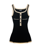 Katie J NYC Girls Whitney Dress Black/Cream Girls Casual Dresses Katie J NYC