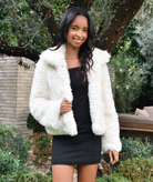 Katie J NYC Juniors Elise Jacket Girls Special Tops Katie J NYC Winter White Juniors/Women XS