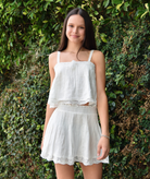 Love Shack Fancy Girls Brynlynn Top White Girls Casual Tops Love Shack Fancy