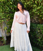 Katie J NYC Juniors Carly Maxi Skirt Womens Casual Bottoms Katie J NYC