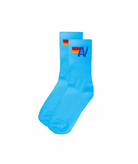 Aviator Nation Women Logo Socks Accessories Aviator Nation Sky Blue Juniors/Women L/XL