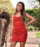 8apart Women Nichole Glitter Stretch Mini Dress Womens Casual Dresses 8apart